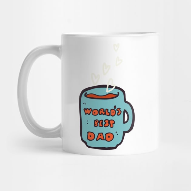 World's Best Dad Mug by ZUCCACIYECIBO